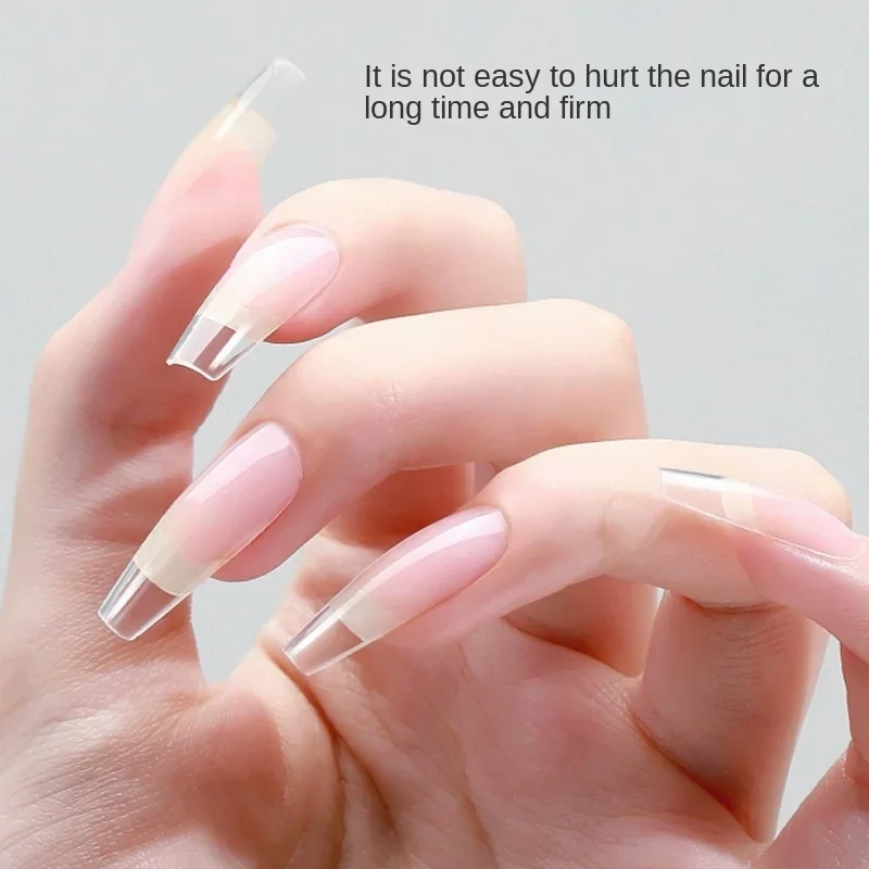 Easy Stick Solid Nail Patch Gel Gummy Adhesive Bond 8ml UV Glue No-Flowing Modelling Stick Tips Clear Solid Nail Art UV Gel nail glue nail gel nail extension gel
