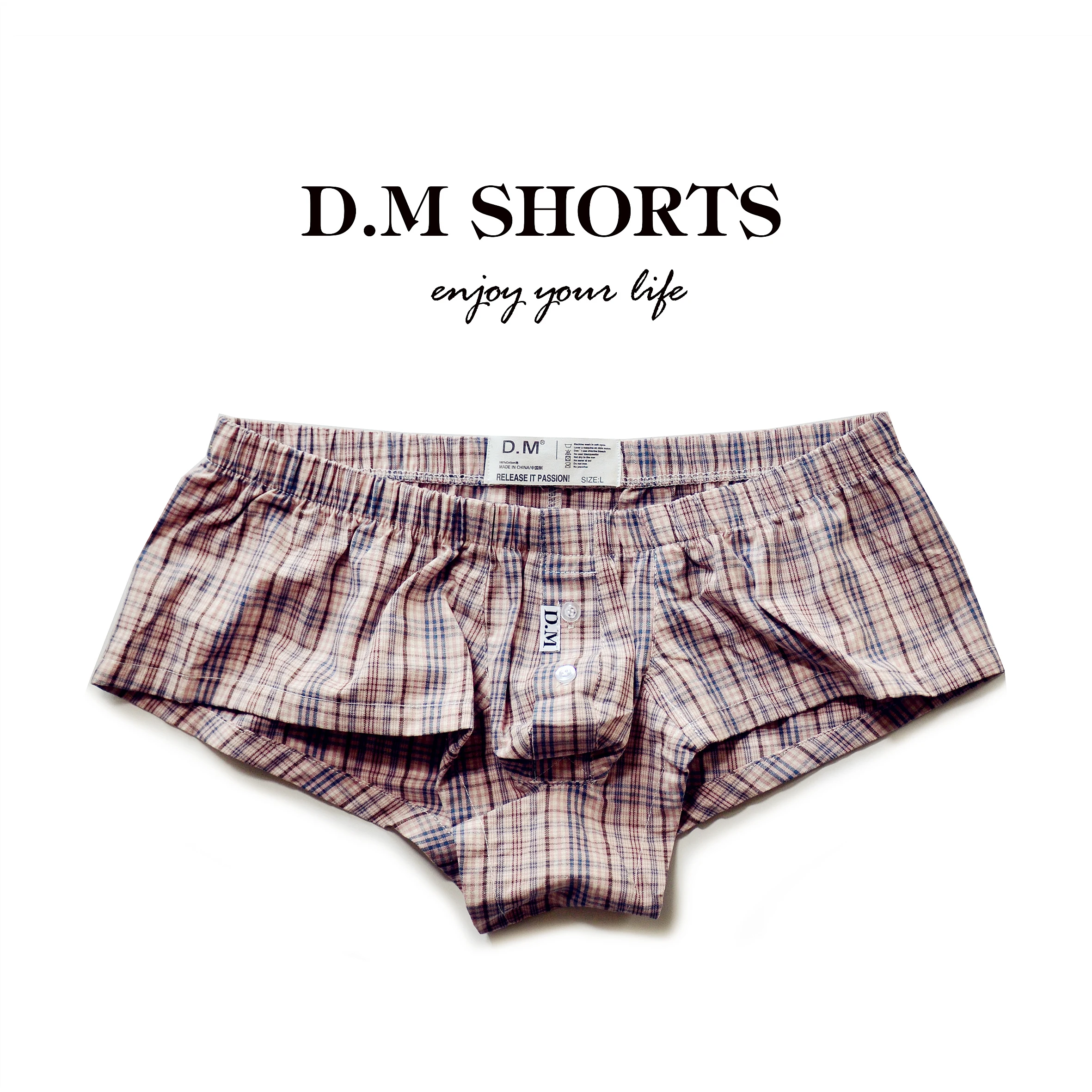 Hot unique Original Design Funny Striped Underwear men Cotton Breathable Boxer Shorts Male Cartoon Underpants