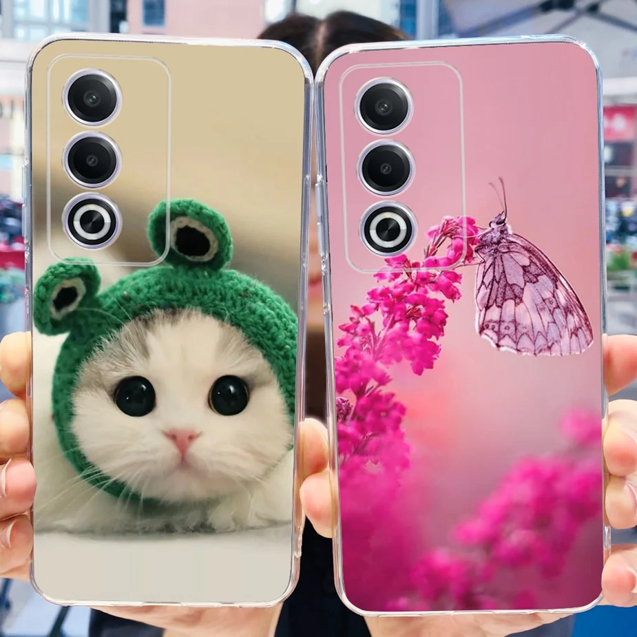 Luxury Flowers Painted Soft Silicone Phone Case - Elegant Bumper Cover