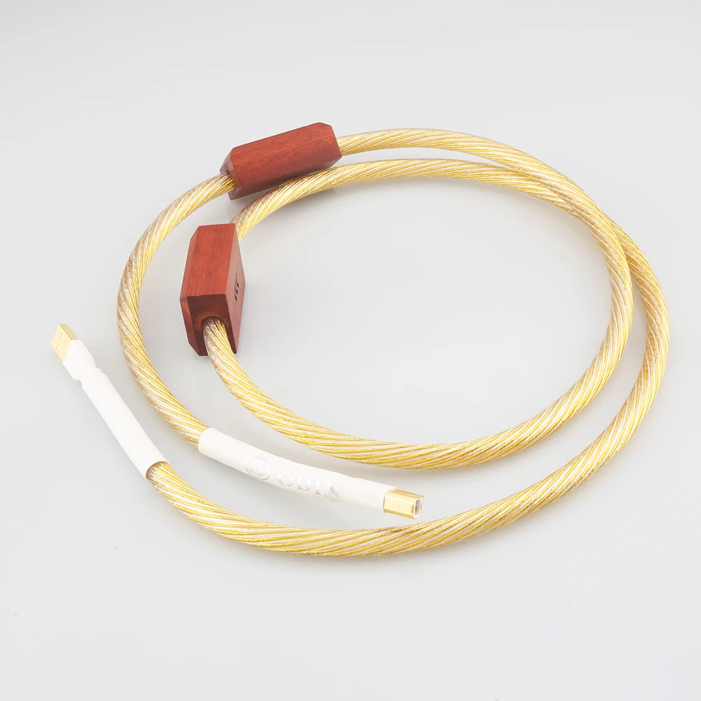 USB Cable Hi-End Nordost ODIN Gold USB 2.0 A to USB B Cord DAC Data Cable Hifi Audio Sound Card Connection Audio Sound Wire