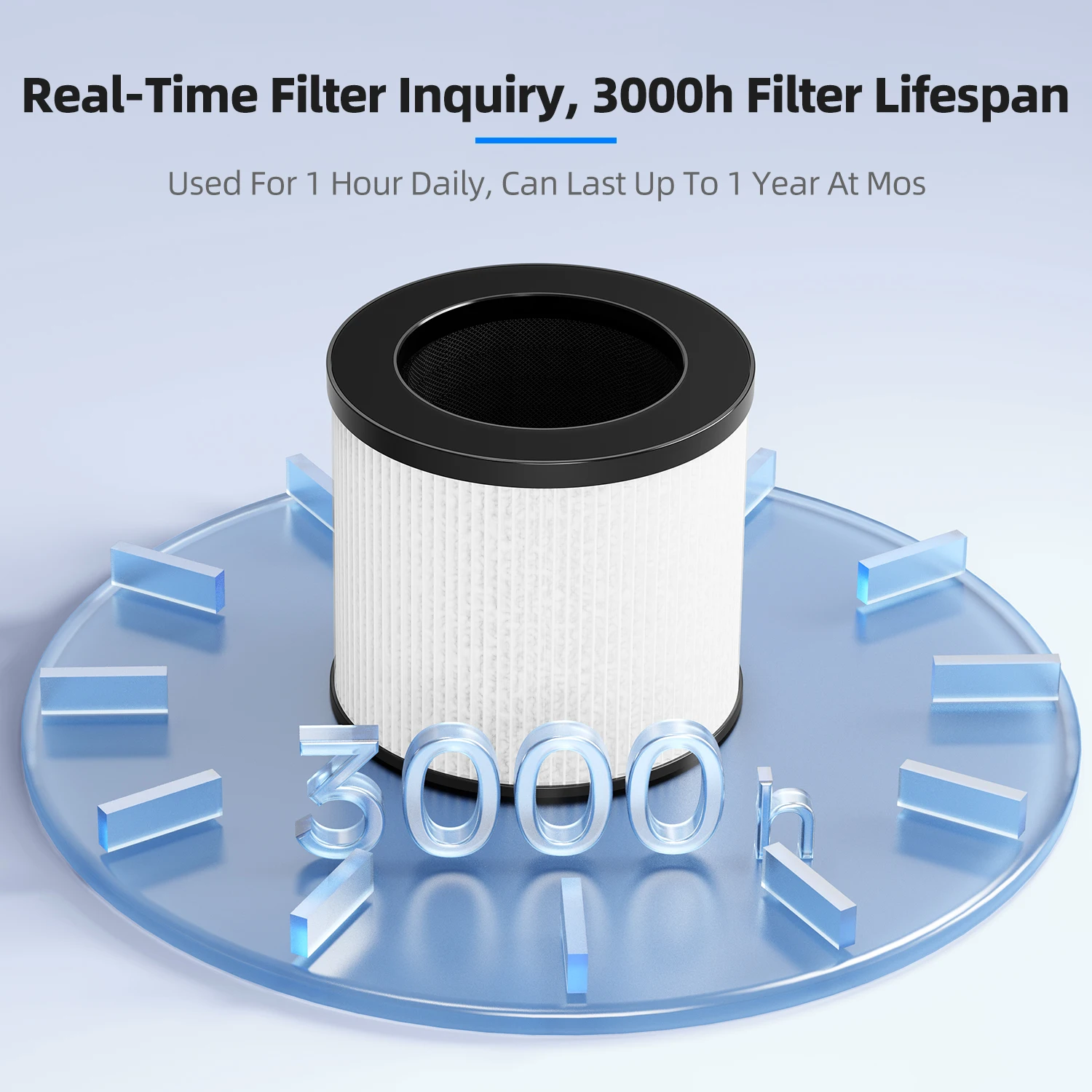 Custom Carbon Air Purifier with WiFi Remote Control Pet-Friendly Air Circulation