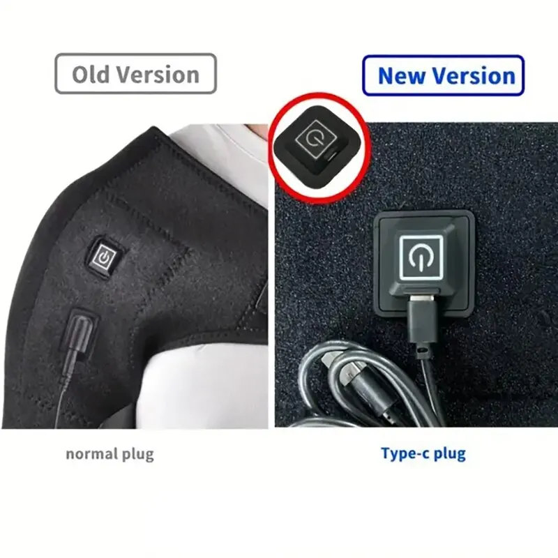Sangle de soutien de massage de démarrage de chauffage électrique, orthèse de blessure articulaire d'arthrite, institut de recherche OTO_voghion.com