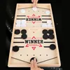 Two Players Against Wooden Billiard Board Game Fun Family Parent-Child Interactive Catapult Competitive Educational Set Toys 3