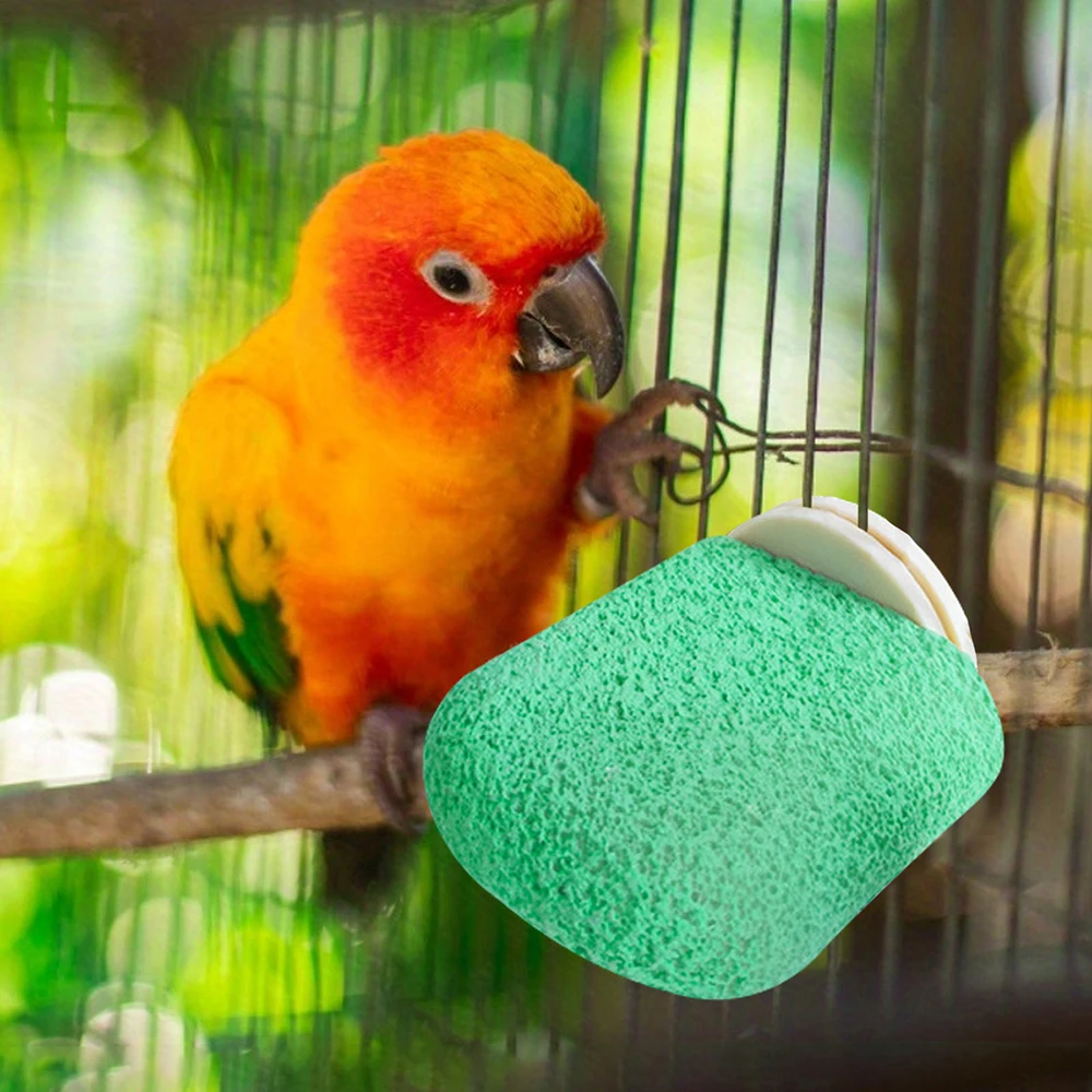 Bird Stand Toy For Parrot Squirrel Hamster Calcium Milk Molar Platform Board Parrot Jumping Platform Grinding Stone Chew Toy parrot toy bird toy bird perch stand