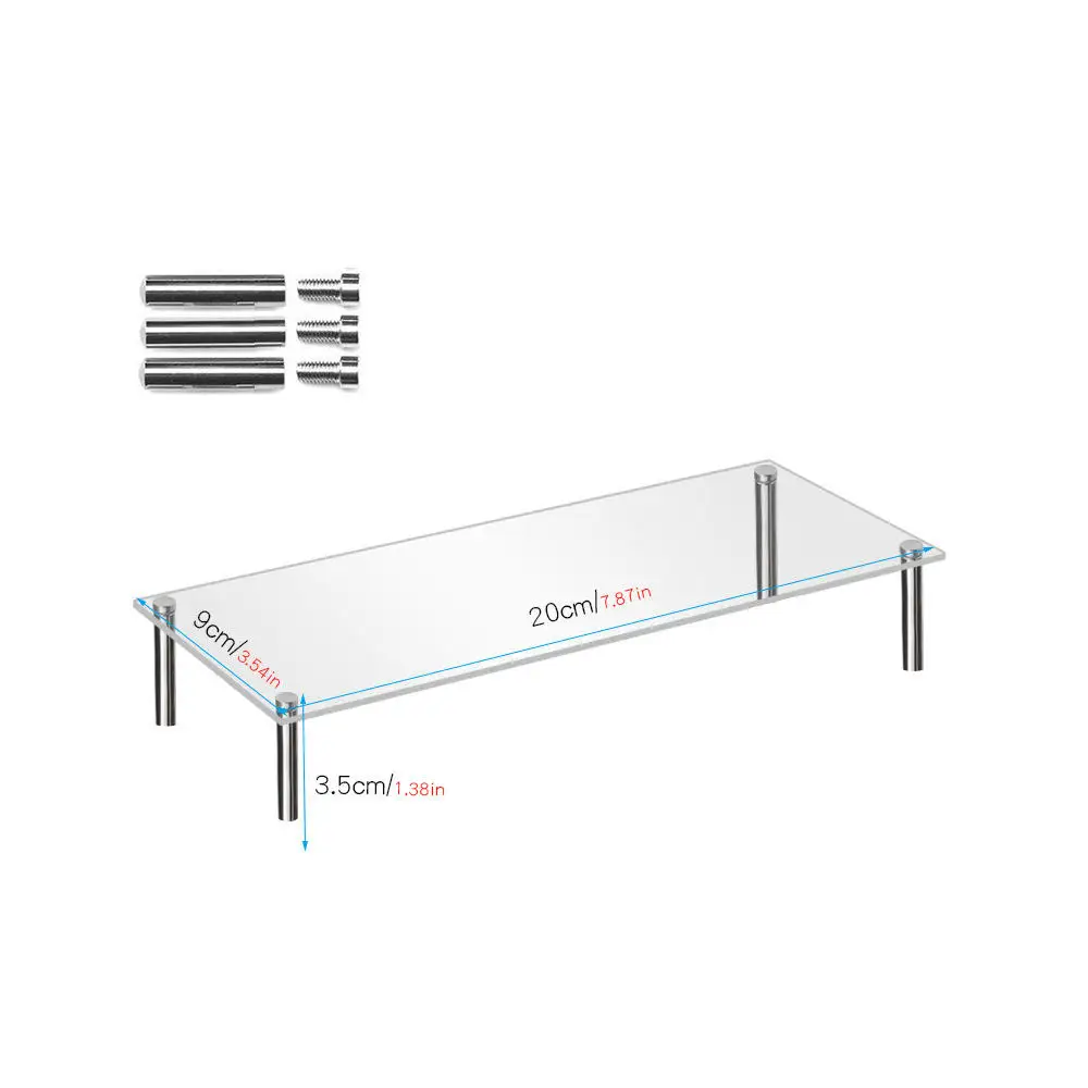 Clear Acrylic Cupcake Stand Handicraft Display Stand Wedding Birthday Place Setting