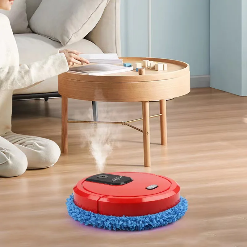 1500 mAh Mopping with Sprayer Machine Smart Home Floor Sweeping Automatic Electric Floor Mops Floor Steam Cleaner Robot 5
