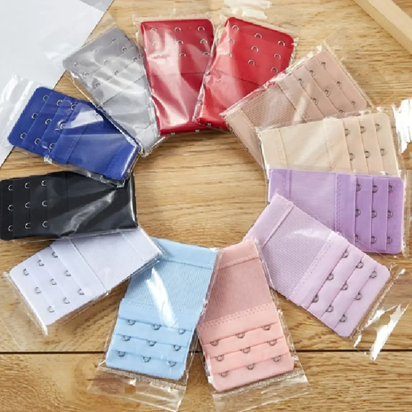 1pc-Bra Extenders Strap Extension 3 Hooks 3 Rows Underwear Adjustment Button Womens Accessoires