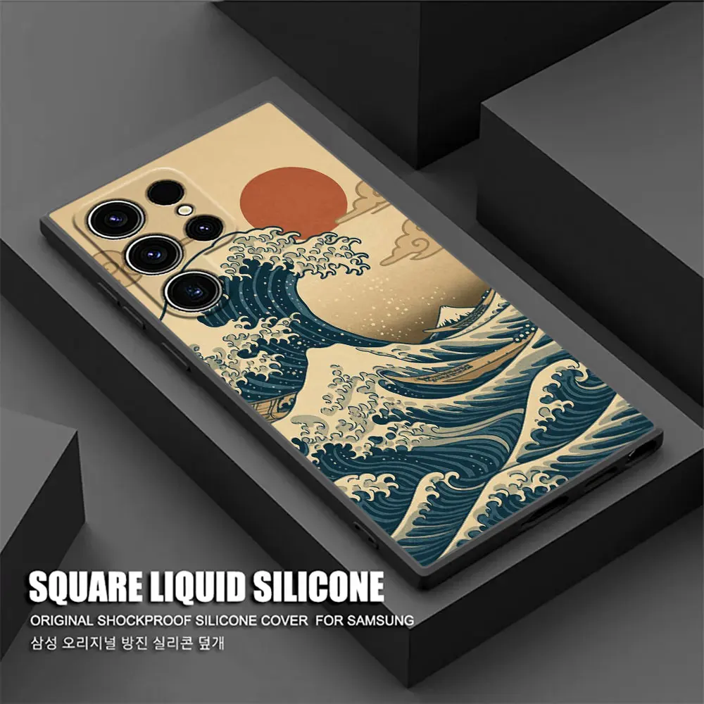 The Great Wave Katsushika Hokusai Art-Inspired Soft Phone Cover