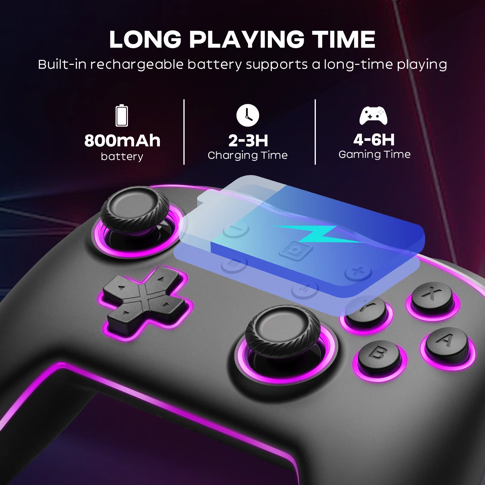 Rechargeable batteries for switch pro controller discount