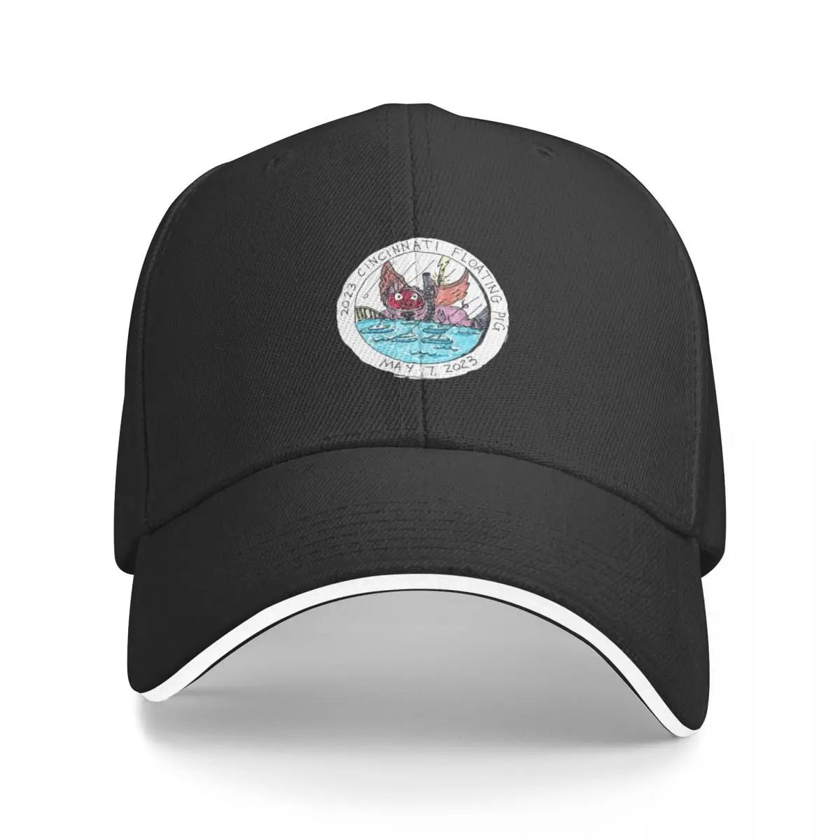 2023 Cincy Floating Pig Baseball Cap cute Trucker Hats Hat For Women Men's