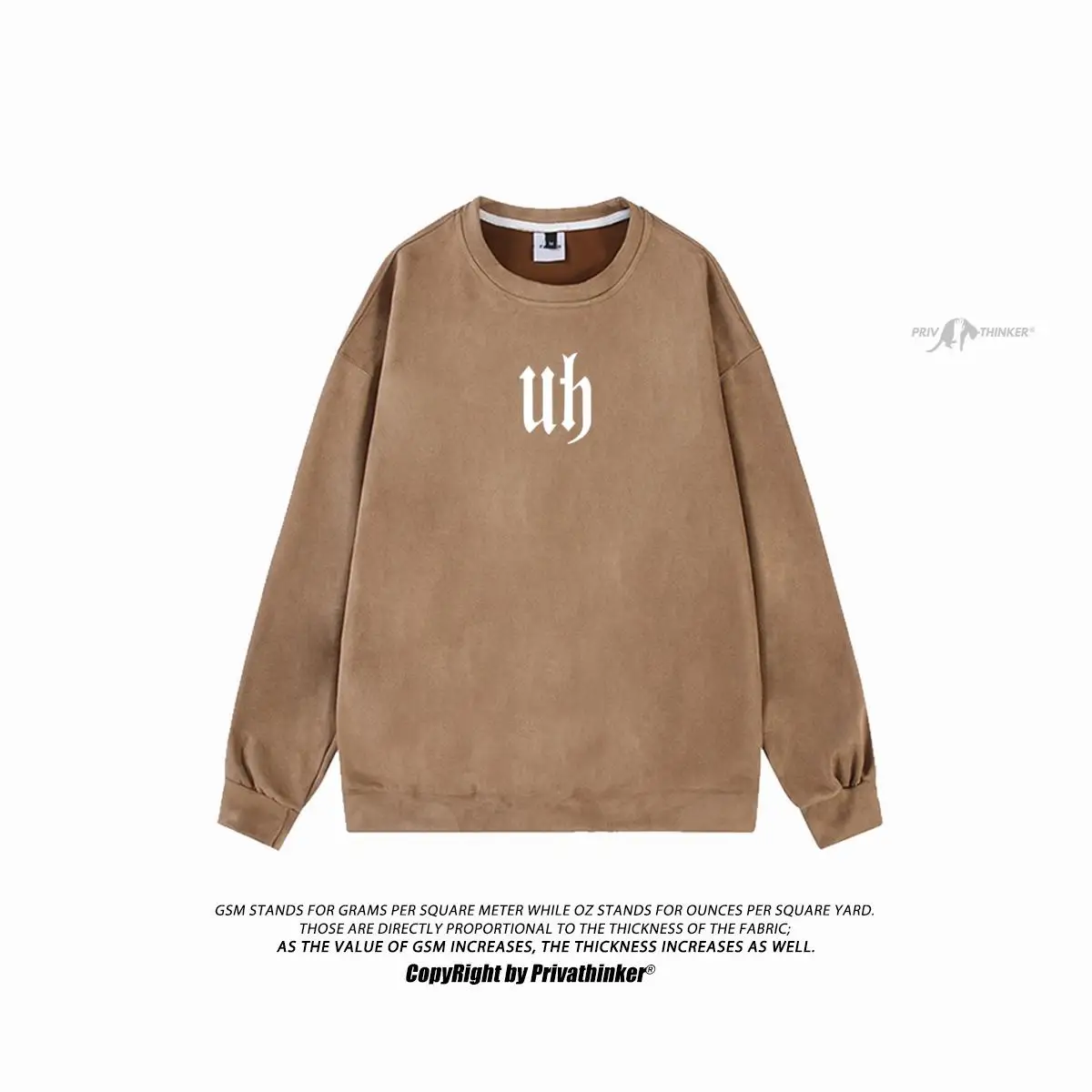

Loose Trendy Graphic O Neck Suede Sweatshirt Women Couple Long Sleeve Casual Hoodies Japanese Fashion Kpop Clothes Autumn 2023
