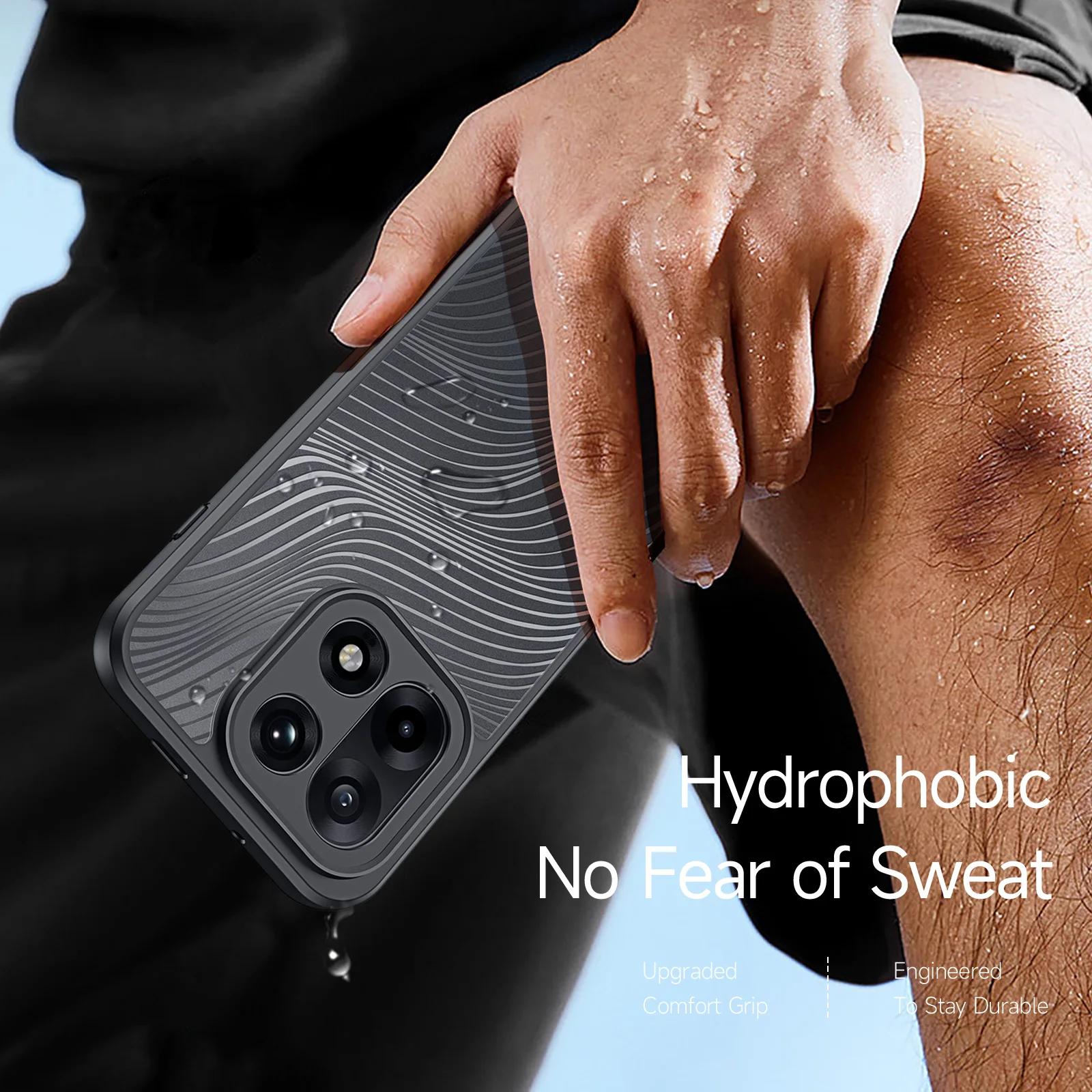 DUX DUCIS Outdoor Military-Grade Airbag Anti-Fall Shockproof Armor Case with Acrylic Back Cover