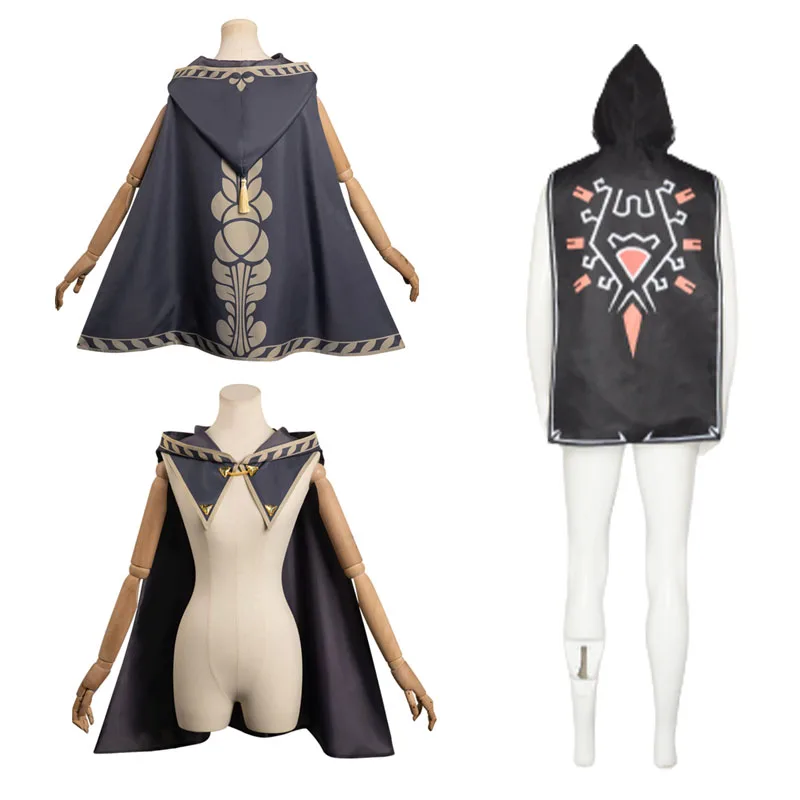 

Adult Men Women Tears of the Kingdom Link Cosplay Sheik Princess Costume Cloak Cape Outfit Halloween Carnival Party Suit