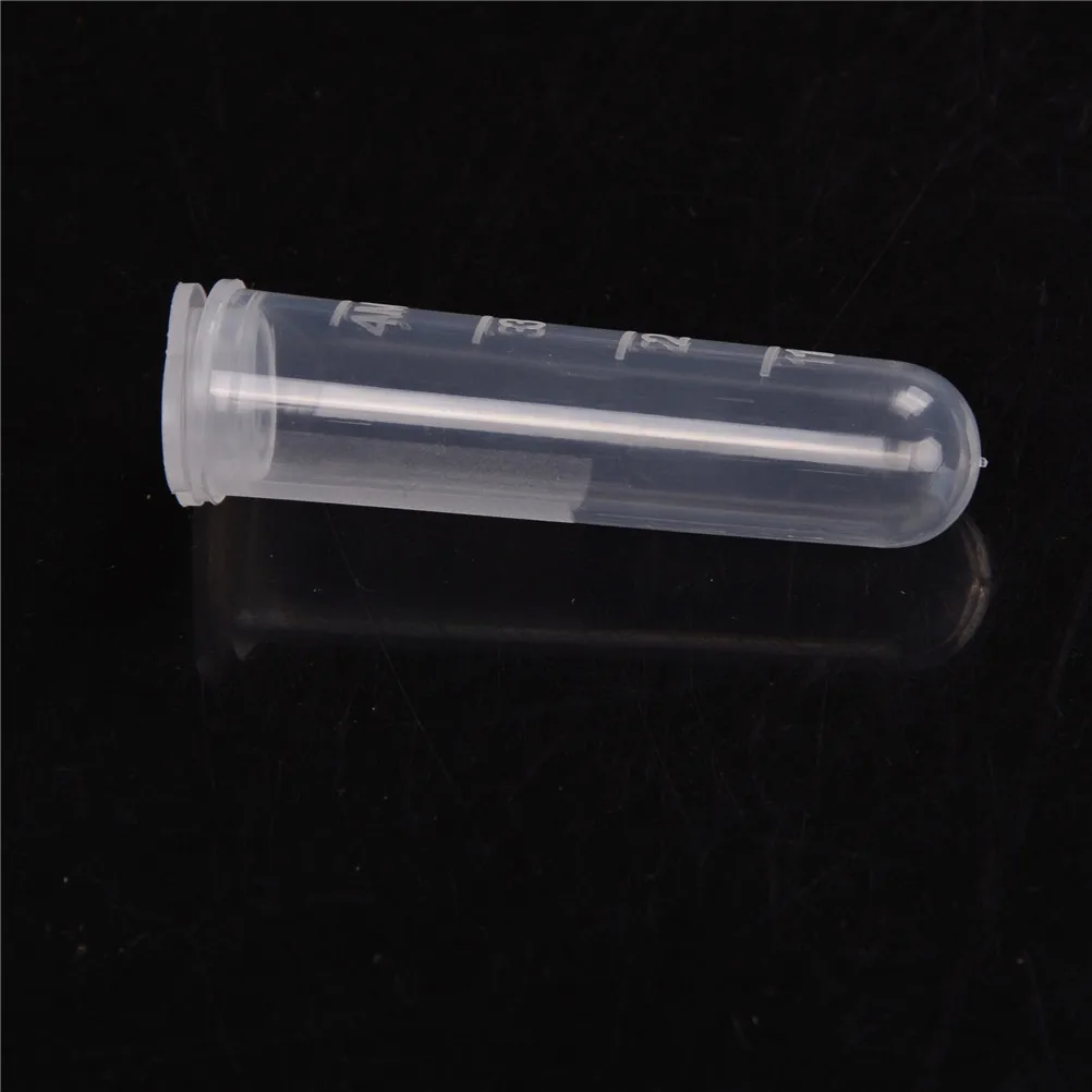 30Pcs 5ml Transparent Micro Plastic Test Tube Centrifuge Bottle Snap-on Lid For Laboratory Sample Storage Container School Stati