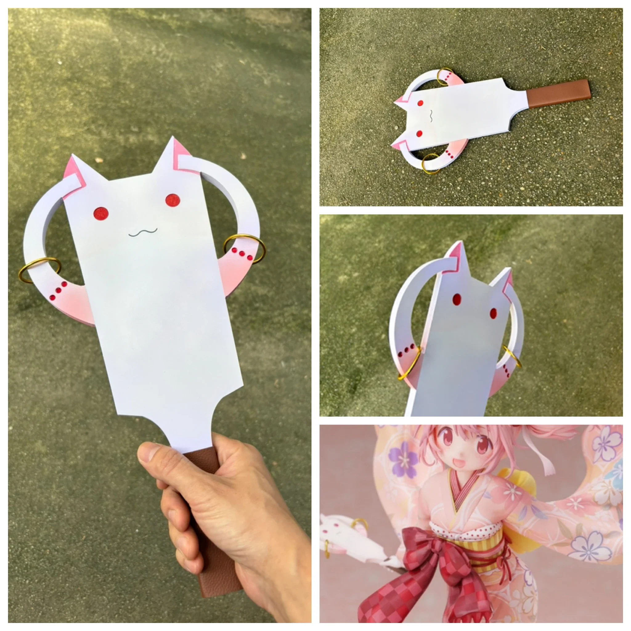 

Kaname Madoka Hagoita Puella Magi Madoka Magica Cosplay Props Weapons for Halloween Christmas Party