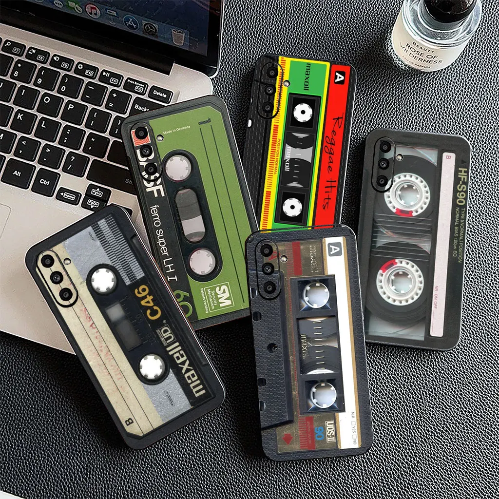 Retro Cassette Tape Style Soft Phone Case