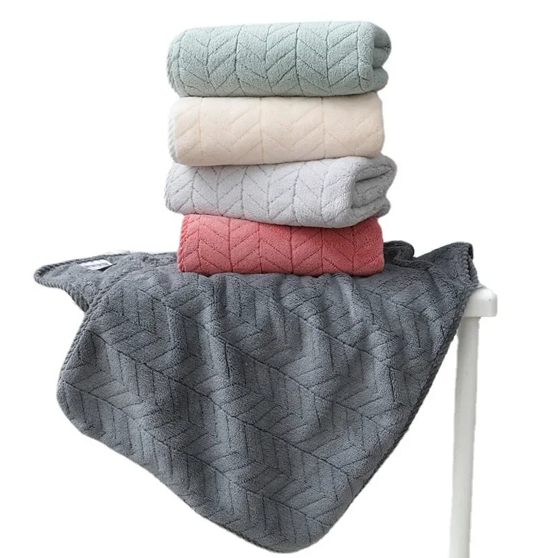 Thickened Coral Velvet Towel Adult Bath Towel Household Quick Dry Cleaning Face Microfiber Towel Ncreased Thickened Are Soft 6