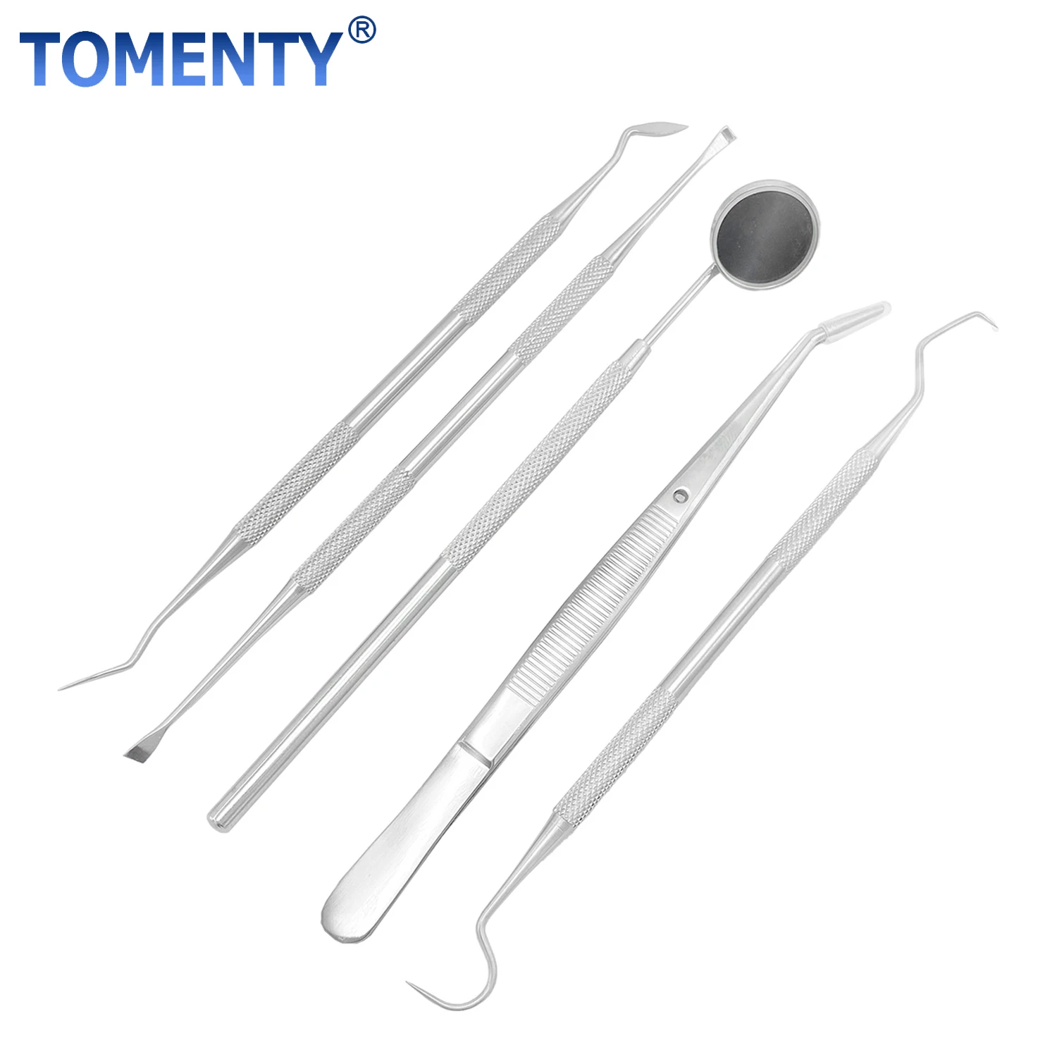 Stainless Steel Dental Pick And Teeth Inspect Mirror Set – Dentist Tools For Plaque Removal