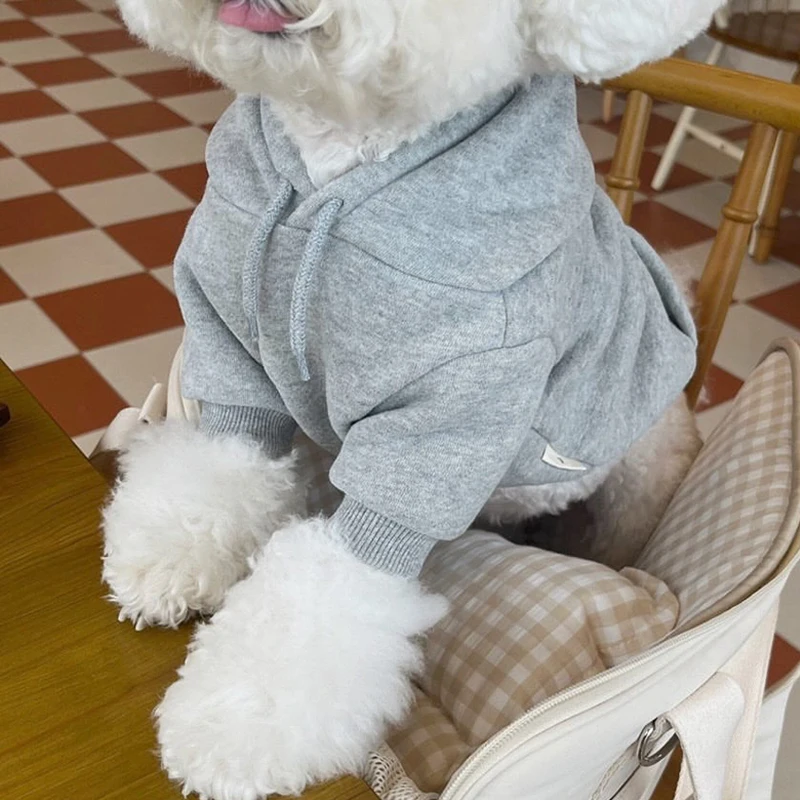 Pet clothes fleece dog hoodies for small medium dogs