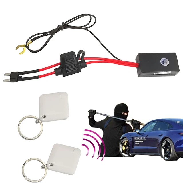 M506 12V Motorrad Auto Wegfahrsperre RFID Zündung Schloss Sicherung Relais  Isolator System Fernbedienung Drahtlose Auto Zubehör - AliExpress