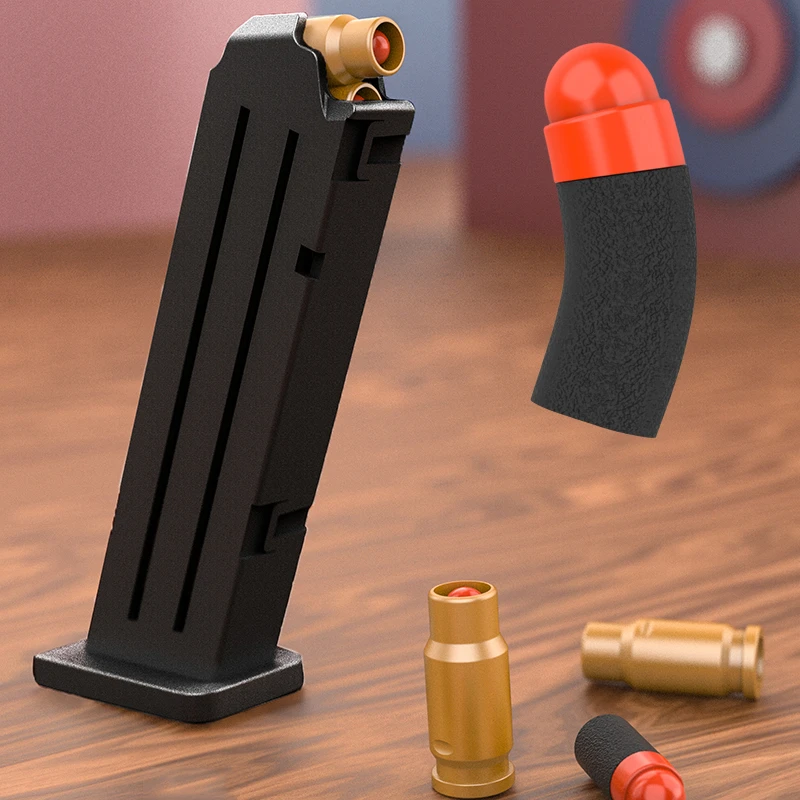Pistola de juguete eyectora de conchas, modelo de pistola de Airsoft, รguila del desierto, pistola Manual de bricolaje, pistola de bala suave,