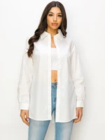 White Long Sleeve Cotton Button Down Shirts For Women Blouses 2024 Camisas De Mujer Ladies Tops.jpg