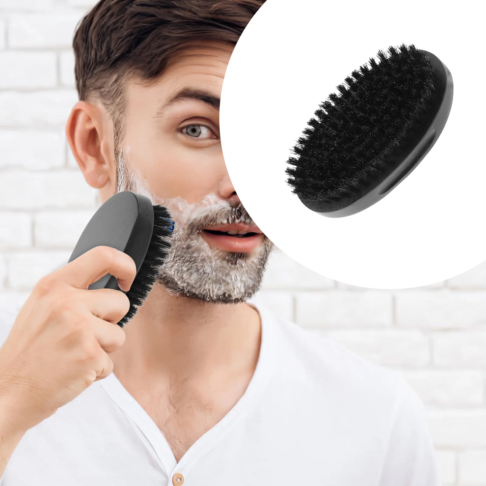 

Brush Styling Salon Modeling Shaving Barber Accessory Face Hair Male Care Supply Man