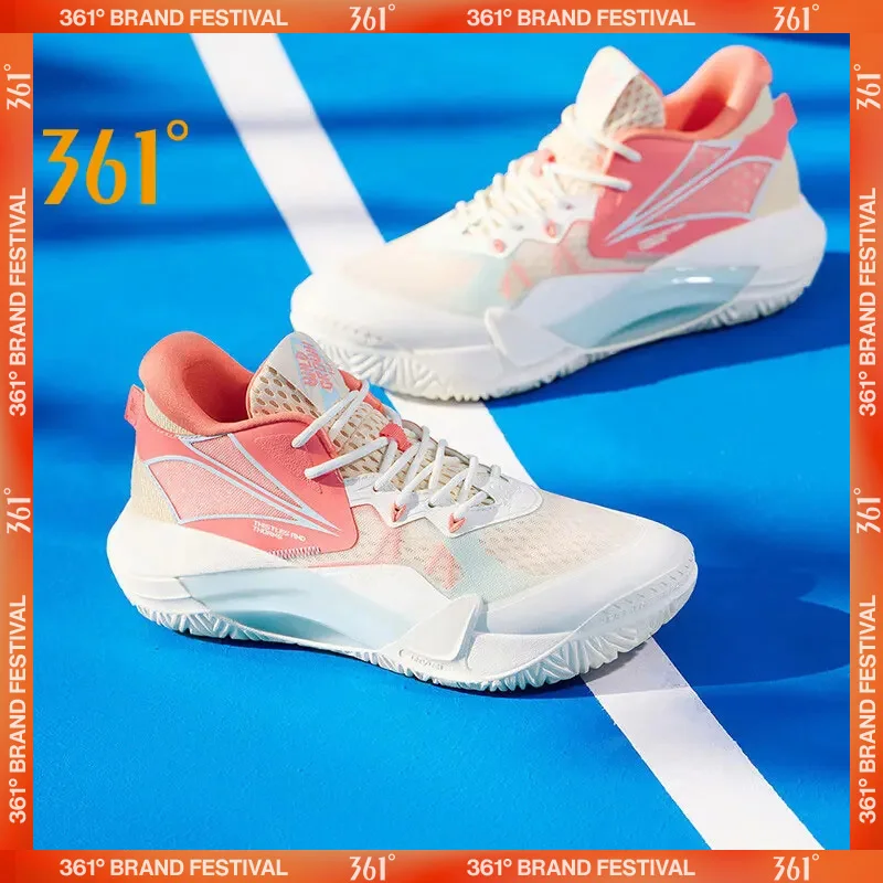 361 Degrees Thorn Men Basketball Shoes Wear-Resistant Non