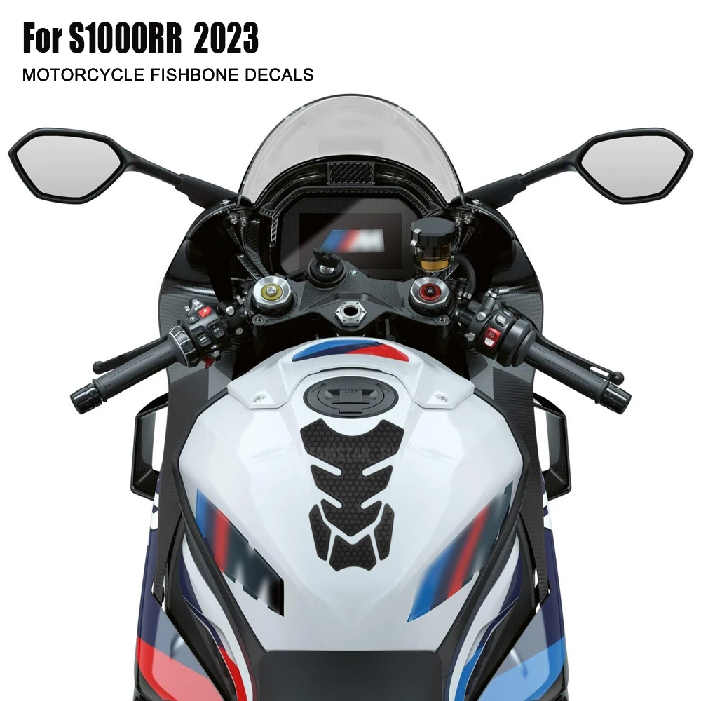 

Для BMW S 1000 RR S1000RR 2020 2021 2022 Новинка 3D резиновая наклейка на топливный бак мотоцикла Водонепроницаемая накладка