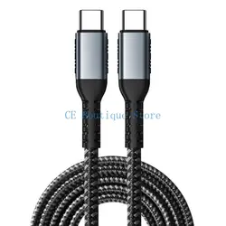 Premium Adjustable Length USB - C Charging Cable - 100W Power with 480Mbps Data Transfer Rate (2m)