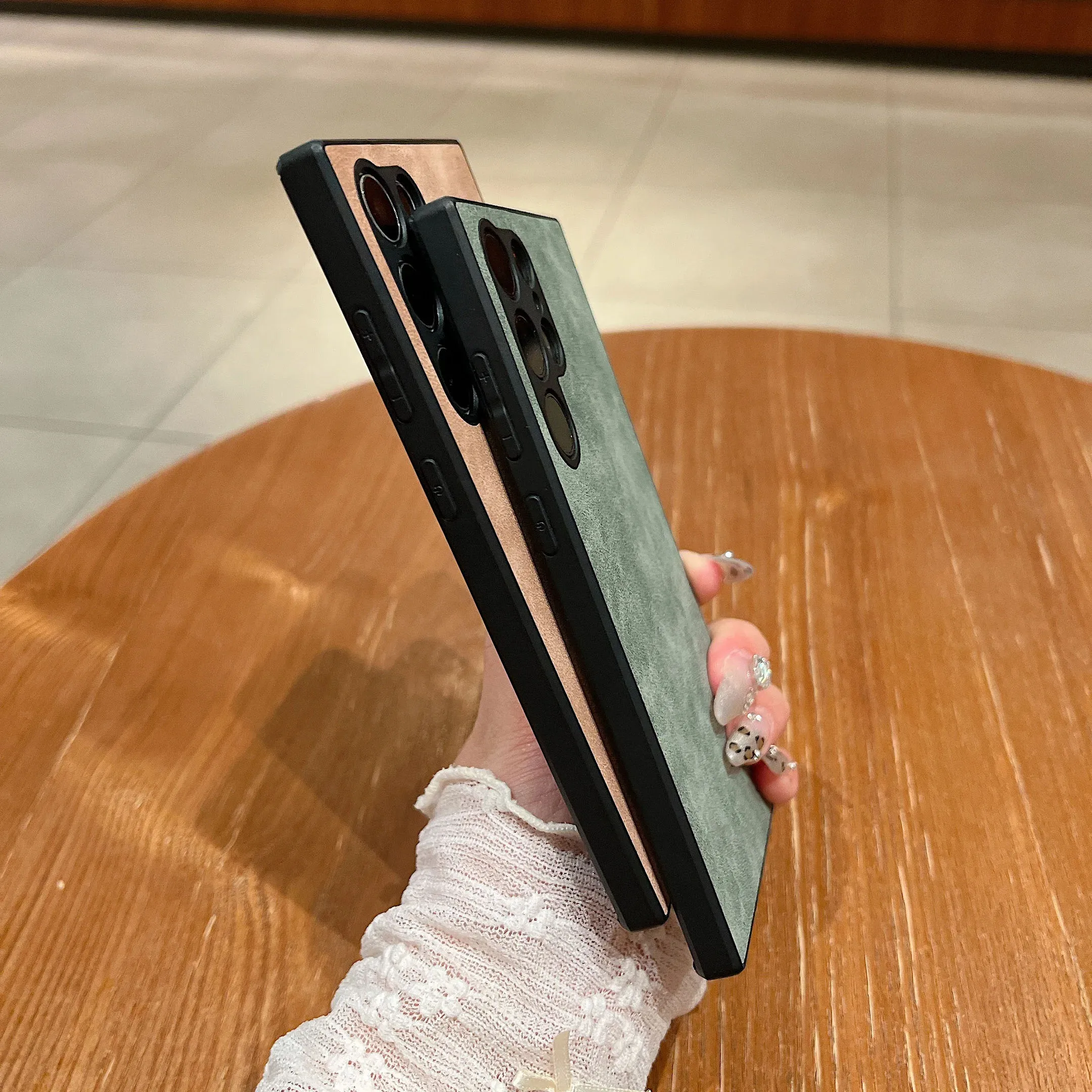 Luxury Streetwear Leather Silicone Phone Case with Italy Tiger Design: Premium Anti-Drop Cover