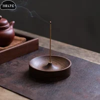 High Quality Solid Wood Incense Holder Handmade For Meditation & Home Decor Natural Grain No Power Needed Spiritual Holiday Gift - Image 2