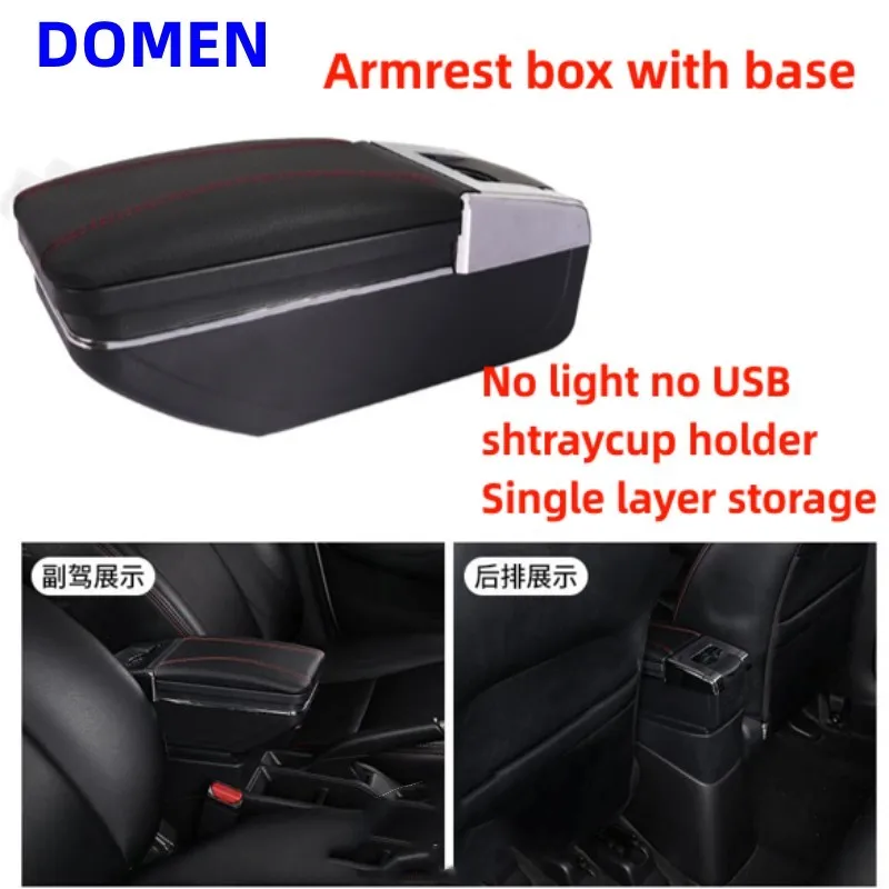 Leder Auto Mittelkonsole Armlehne Box für Suzuki Swift 2005~2021