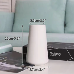 White Ceramic Nordic Vases - Decorative Home Ornaments for Living Room and Desktop Decor (A3 - 0802)