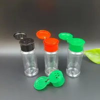 1Pcs 100ml Portable Condiment Bottle Universal Camping Plastic Seasoning Jar Salt Spice Pepper Shakers Kitchen 1