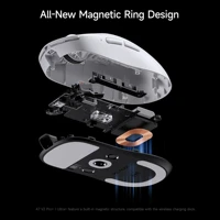 MCHOSE A7 V2 Легкая беспроводная игровая мышь с двойной частотой отскакивания 8 000 Гц PAW3950 TI Игровая офисная мышь для киберспорта — изображение 4