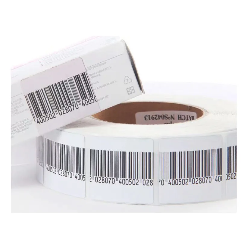 Shopping Malls And Supermarket 8.2 mhz Security Labels Loss Prevention Security Label 40*40mm RF Label 1000Pcs/roll