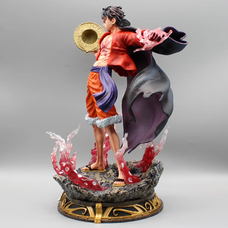 One Piece GK Monkey D Luffy Gear 4 OverSize 50cm Pvc Anime Action Figure  Model