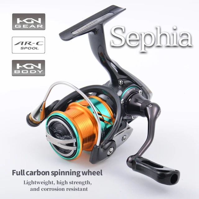 Lurekiller Japan Quality New Arrival Carbon Ultralight Spinning Reel Sephia  Lt 800/1000 Trout Fishing Reel 8+1BB 5.2:1 4KGS drag - AliExpress