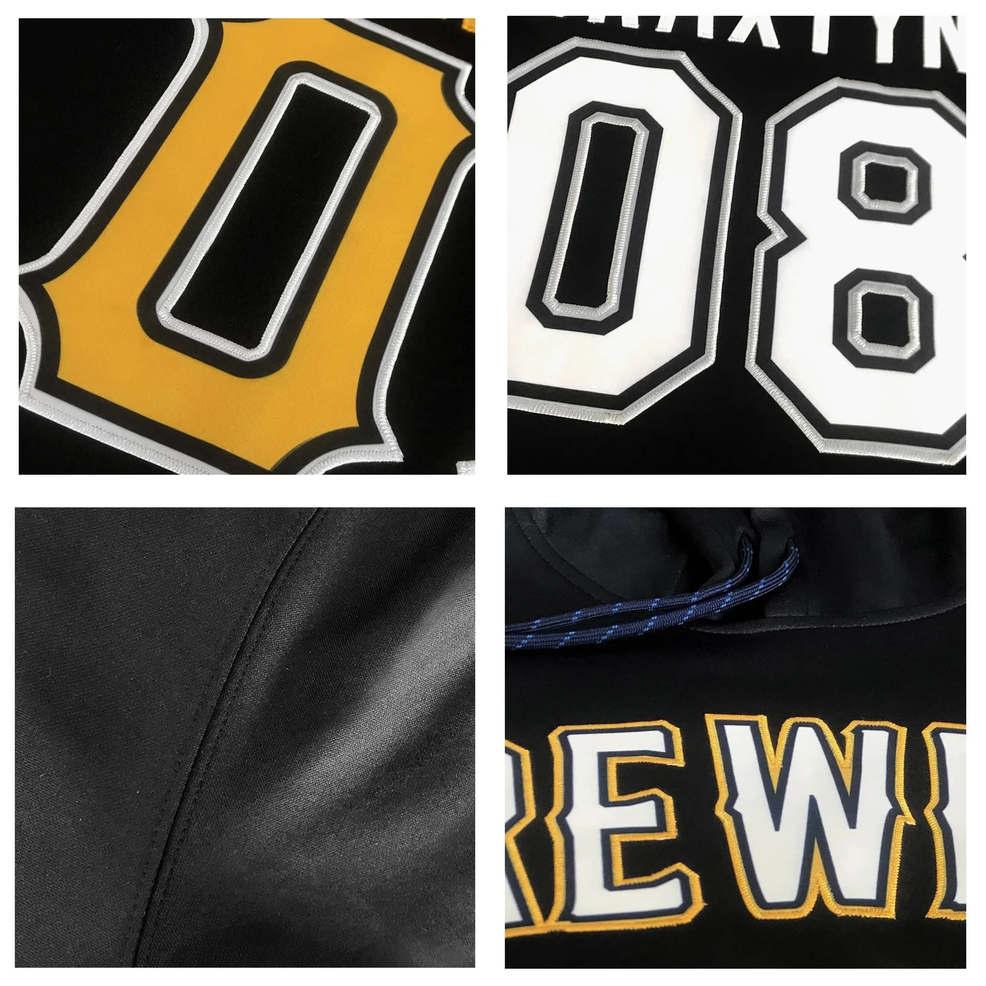 Custom Zipper Hoodies Personalized Design your Own Logo Texts Stitching Fleece Sweatshirt for Men&Youth