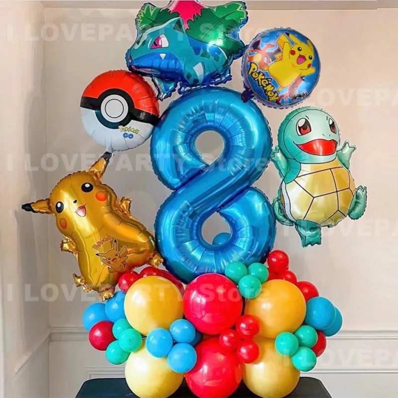 Ballon Salamèche des Pokémon Stand-Up - Anniversaire 