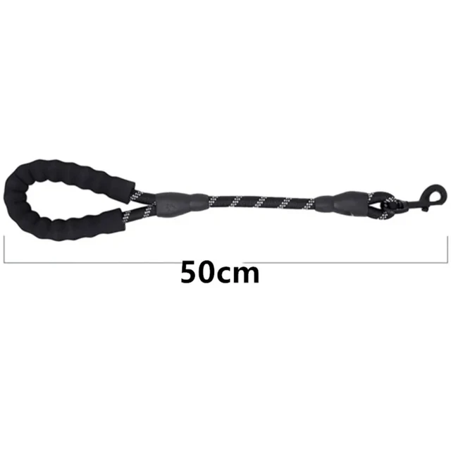 Dog Leash Short Leashes for Large Dog Walking Reflective Dogs Leash Comfortable Handle Pet Chain Rope Dogs Leashes Pet Supplies 4