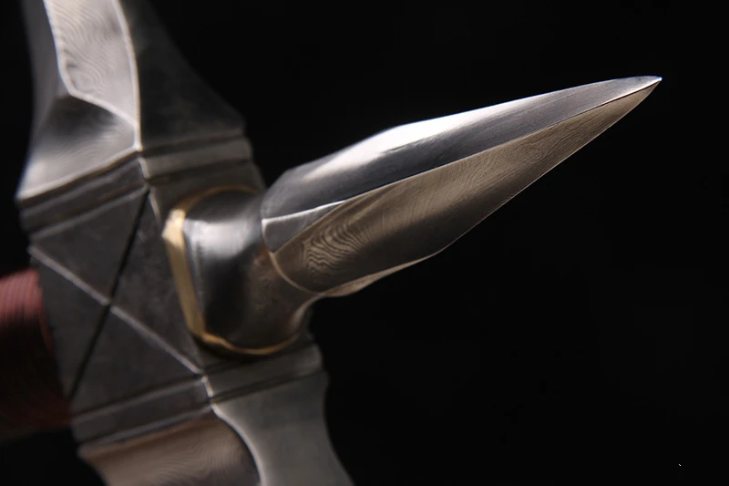 Exclusive of Qiankun Axes Collectible Wushu Kungfu Axe Outdoor EDC Hunting