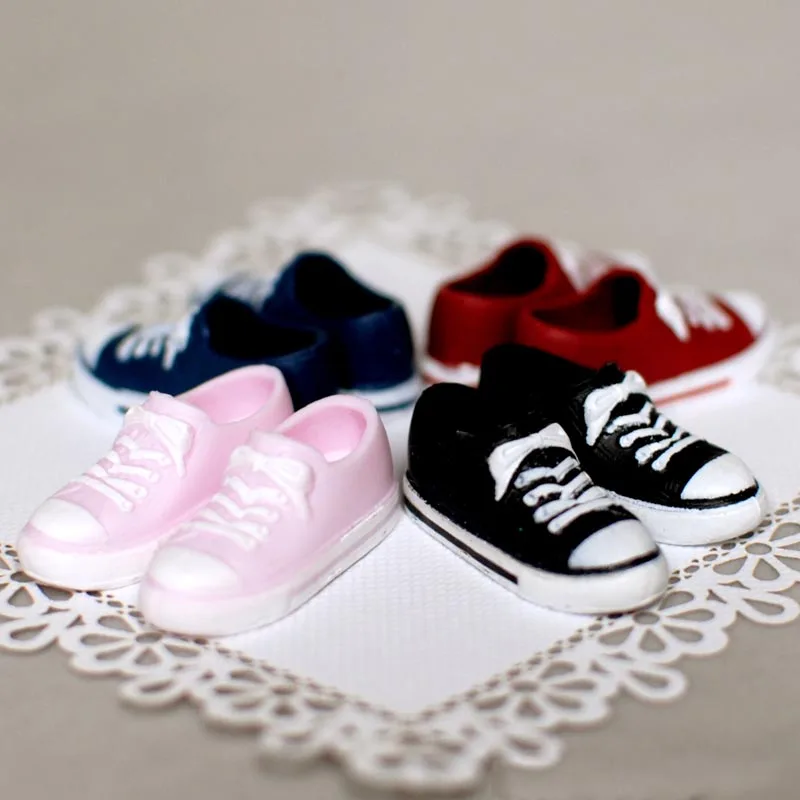 Plastic Doll Sneaker Shoes for 1/6 Azone Kurhn Licca barbes Dolls Blyth Doll Shoes Girl Toys doll shoes doll accessories