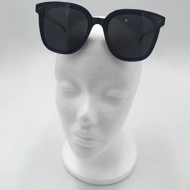 1PC wig mannequin head Female Styrofoam Mannequin Manikin Head Model Foam Wig Hair Glasses Display