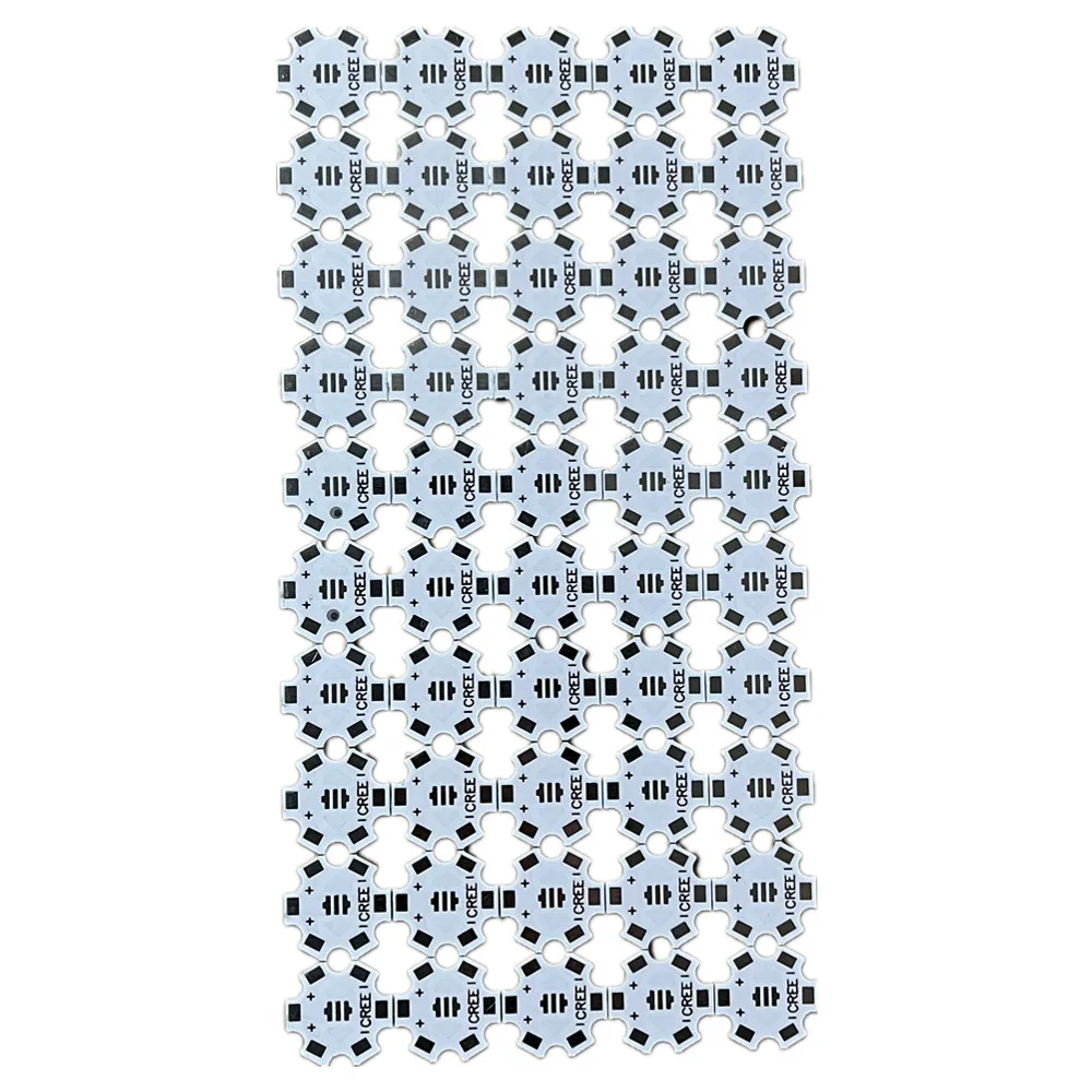 50pcs 3535 LED xpe Heat Sink Aluminum Base Plate 3535 LED PCB 20mm for 3w xpe DIY starboard