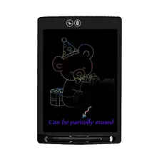12-inch Lcd Writing Tablet Color Partially Erasable Lcd Writing Board Built-in Button Battery Flexible Liquid Crystal