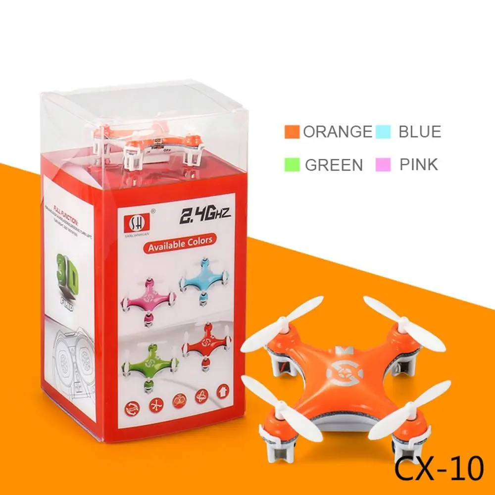 Mini Drone Jouet Enfant - Télécommande USB - Rose/Bleu/Orange