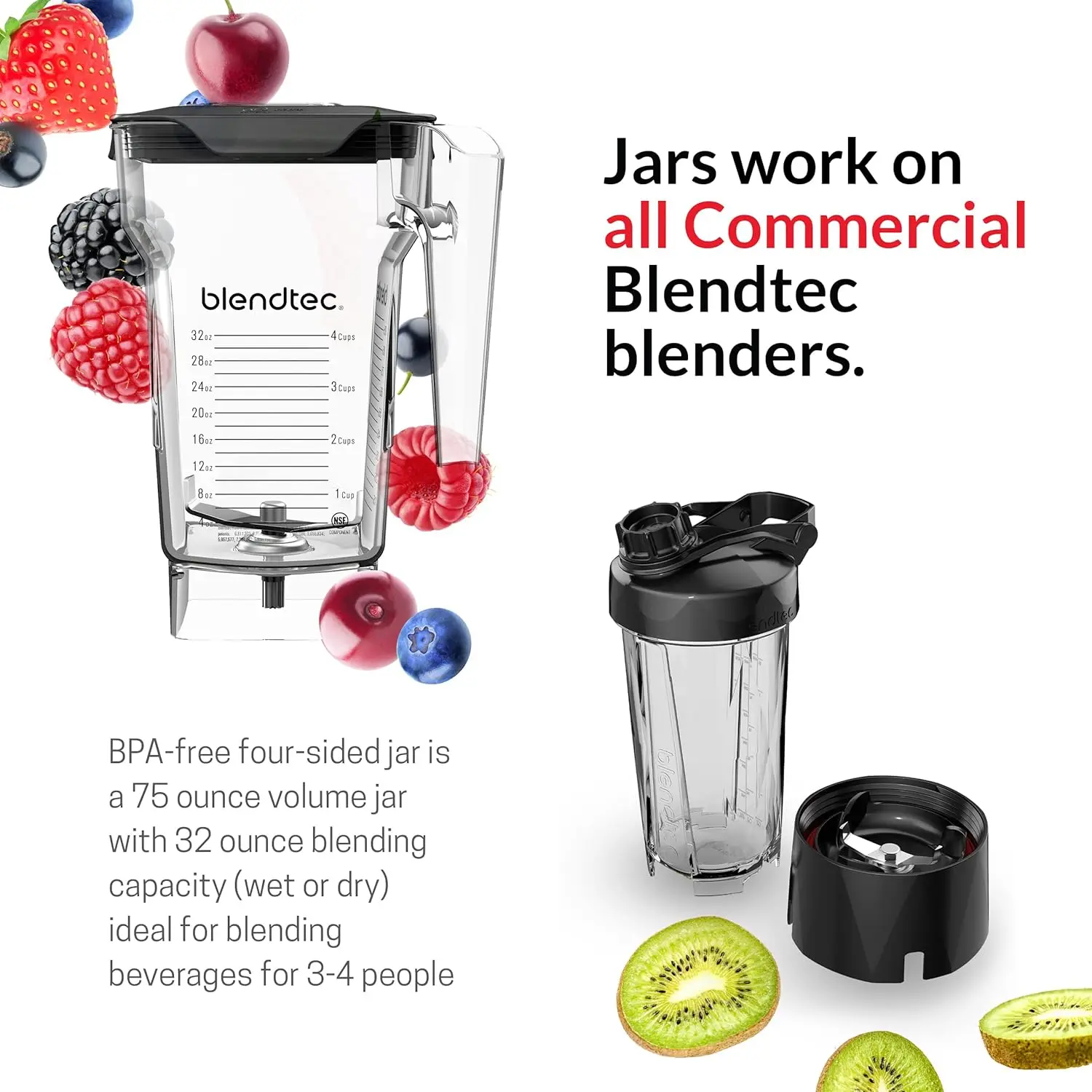 Classic - Includes  Jar (75 oz) - 10-Speed Professional-Grade  Blender - High-Power Kit 3