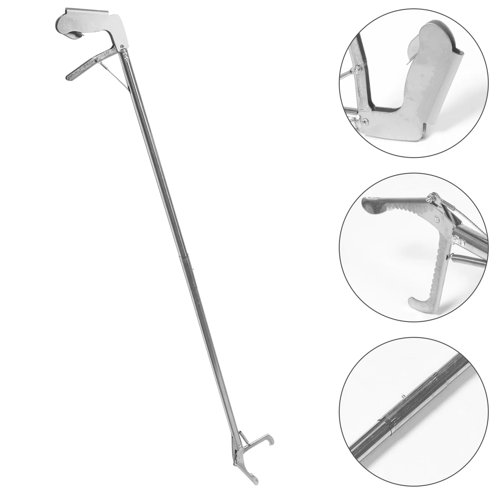 

Stainless Steel Snake Catcher Clip Snake Catcher Tool Tongs Durable Snake Catcher Snake Clamp Clip for Snack Camping Home